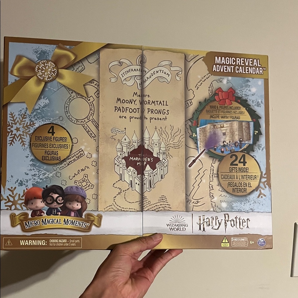 Harry Potter Magic Reveal Advent Calendar - Brown and Gold